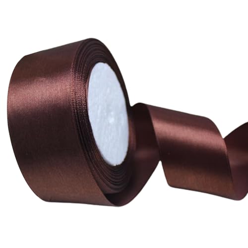SHINROAD Luxuriöses Geschenkband Geschenkverpackungsband Elegantes Satin Hochzeitsband 22 m x 4 cm Roll für Geschenkpackungsdekorblocke Kaffee SHINROAD Luxuriöses Geschenkband Geschenkverpackungsband Elegantes Satin Hochzeitsband 22 m x 4 cm Roll für Geschenkpackungsdekorblocke Kaffee von SHINROAD