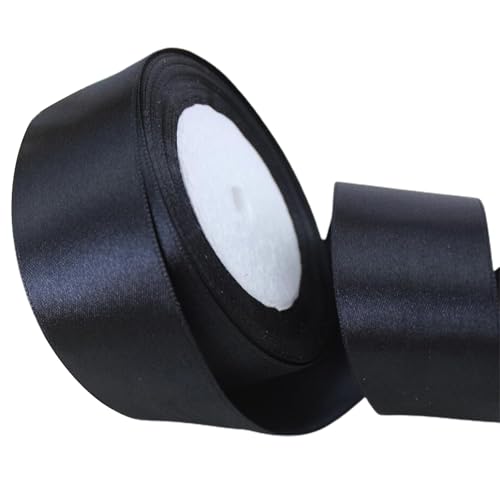 SHINROAD Luxuriöses Geschenkband Geschenkverpackungsband Elegantes Satin Hochzeitsband 22 m x 4 cm Roll für Geschenkpackungsdekorblocke Schwarz SHINROAD Luxuriöses Geschenkband Geschenkverpackungsband Elegantes Satin Hochzeitsband 22 m x 4 cm Roll für Geschenkpackungsdekorblocke Schwarz von SHINROAD