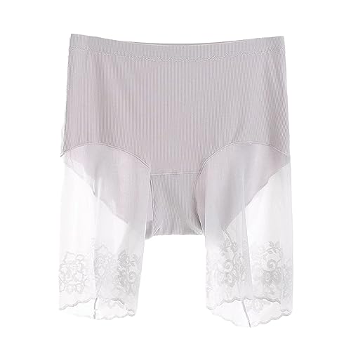 SHINROAD Sicherheitshose aus Netzstoff für Damen, Sicherheitshose, Spitze, Patchwork, hohe Taille, nahtlos, elastisch, Anti-Exposition, einfarbig, Unterwäsche, Damen-Sicherheitshose, Hellgrau, Größe M SHINROAD Sicherheitshose aus Netzstoff für Damen, Sicherheitshose, Spitze, Patchwork, hohe Taille, nahtlos, elastisch, Anti-Exposition, einfarbig, Unterwäsche, Damen-Sicherheitshose, Hellgrau, Größe M von SHINROAD