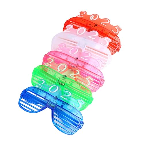 SHINROAD Weihnachtskostüm-Zubehör, LED-Leuchtbrille, 2025, leuchtet für Nachtfotografie-Requisiten, atemberaubender Lichteffekt, 3 Blitzmodi, Outdoor-Party B SHINROAD Weihnachtskostüm-Zubehör, LED-Leuchtbrille, 2025, leuchtet für Nachtfotografie-Requisiten, atemberaubender Lichteffekt, 3 Blitzmodi, Outdoor-Party B von SHINROAD