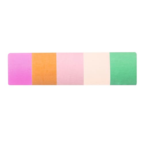 Weihnachtsbaum-Papierrolle, dekorativ, 5 Rollen, Krepp-Luftschlangen, Regenbogenfarben, sortiert, für Geburtstage, Hochzeiten, Babypartys, Feiertage, Partys, Dekoration, 5 Stück von SHINROAD