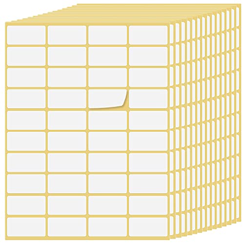 600 Stück Etiketten Selbstklebend zum Beschriften, Universal Aufkleber Klebeetiketten Adressetiketten Haushaltsetiketten Tiefkühletiketten für Flaschen, Aktenordner, Glasboxen, Schule, Büro, Küche 600 Stück Etiketten Selbstklebend zum Beschriften, Universal Aufkleber Klebeetiketten Adressetiketten Haushaltsetiketten Tiefkühletiketten für Flaschen, Aktenordner, Glasboxen, Schule, Büro, Küche von SHINWHEN