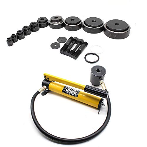 Blechlocher Lochstanze Zylinder Hydraulikpumpe Set im Koffer 15t Hydraulisch Cutting Die 16mm - 101mm Blechlocher Lochstanze Zylinder Hydraulikpumpe Set im Koffer 15t Hydraulisch Cutting Die 16mm - 101mm von SHIOUCY