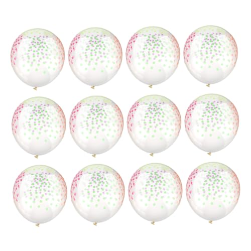 50 Stück Neon-Leuchtballons, Schwarzlicht-reaktiv, fluoreszierend, Mini-Polka-Punkte-Luftballons, Neon-Latex-Luftballons für Hochzeit, Bogen, Party-Dekoration, Allerheiligen-Dekoration von SHITOOMFE