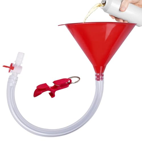 Biertrichter, Bierbong-Trichter, durchlaufsicheres Trinken mit Flaschenöffner & 24-Zoll Biertrichter, Bierbong-Trichter, durchlaufsicheres Trinken mit Flaschenöffner & 24-Zoll von SHITOOMFE