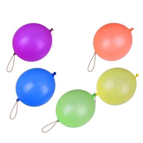 Bunte Punchballons handgepackter Ballonspielzeug Latex Ballon mit Elastizbändern 5pcs Party Akt Die Rolle voning wird probiert von SHITOOMFE