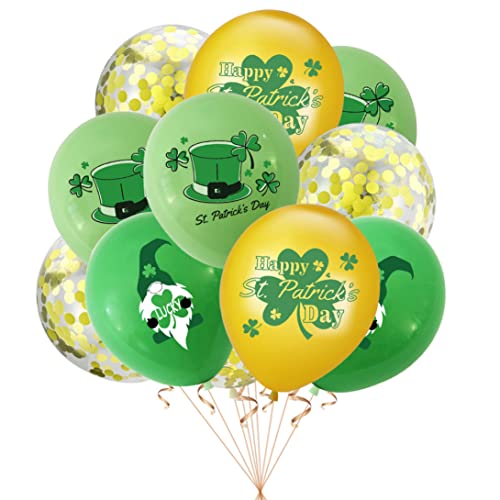 St. Patrick's Day Ballon Green Latex Ballon Irish Party Ballon für Party -Dekor -Versorgung 30 Prozent Luftballons von SHITOOMFE