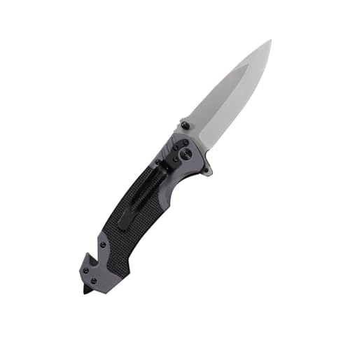 SHLWYG Klappbares Outdoormesser, tragbares Campingmesser, Obstmesser, Multifunktionales Messer mit 3CR13 Edelstahl Klinge und ABS Griff, geeignet für Outdoor, Camping, Wandern von SHLWYG