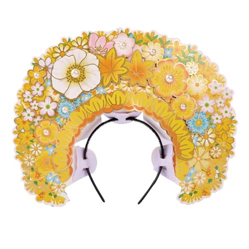 Blumen-Kopfschmuck-Set, Festival, Hochzeit, Stirnbänder, vielseitiger Kopfschmuck, Komponente für Hochzeiten und Festivals Blumen-Kopfschmuck-Set, Festival, Hochzeit, Stirnbänder, vielseitiger Kopfschmuck, Komponente für Hochzeiten und Festivals von SHOOYIO
