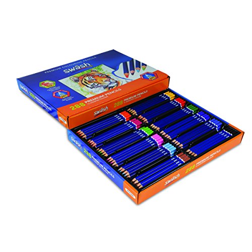 Swash PCP288 Premium Colouring Pencils, Assorted (Pack of 288) von SHOW-ME