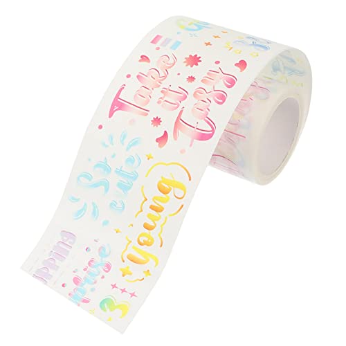 SHOWERORO 1 Rolle Washi Tape Selbstklebende für Diy Scrapbooking und Journaling Kreative Deko für Schule und Bastelprojekte für Erwachsene von SHOWERORO