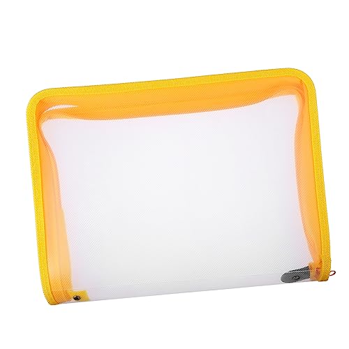 SHOWERORO 1 Stück Zipper Storage Pouch Dokumententasche Transparent für Büro und Schule Praktische Aufbewahrungstasche mit Reißverschluss für Wichtige Unterlagen und Wertsachen von SHOWERORO