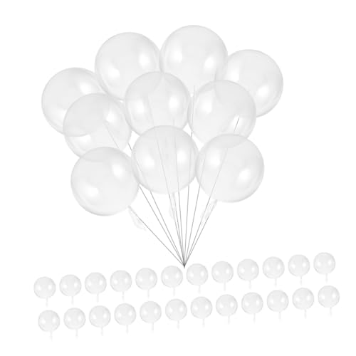 SHOWERORO 100 Stück Teiliges Transparente Bobo Ballons aus Aluminiumfolie Große Durchsichtige Stuffing ballons für Hochzeit Geburtstag Fest Dekoration Langlebig Sichtbar für Bunte Füllungen SHOWERORO 100 Stück Teiliges Transparente Bobo Ballons aus Aluminiumfolie Große Durchsichtige Stuffing ballons für Hochzeit Geburtstag Fest Dekoration Langlebig Sichtbar für Bunte Füllungen von SHOWERORO