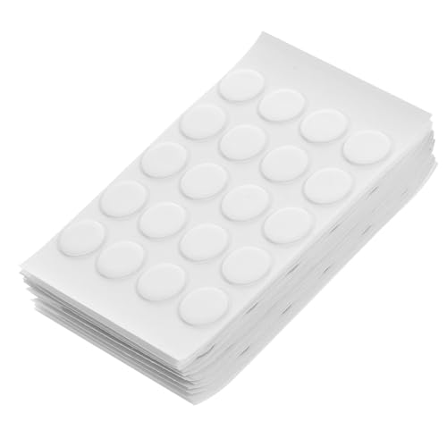 SHOWERORO 1000 Stück Runde Transparente Doppelseitige Klebepunkte Unsichtbares Starkes Klebeband Für Wand DIY Büro Zuhause Rückstandsfrei Feuchtigkeitsbeständig Einfach Entfernbares Klebe von SHOWERORO