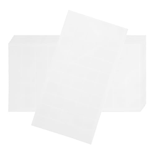 SHOWERORO 100 Stück Kleines Entfernbares Doppelseitiges Klebeband Transparente Klebepads Doppelseitige Klebefixierer von SHOWERORO