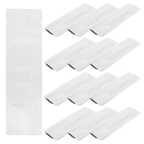 SHOWERORO 100Stücke Vakuum Lebensmittelbeutel Lange Aluminiumfolie für Proteinpulver Wiederverschließbare Konservierungsbeutel für Feste Getränke für Pulververpackung SHOWERORO 100Stücke Vakuum Lebensmittelbeutel Lange Aluminiumfolie für Proteinpulver Wiederverschließbare Konservierungsbeutel für Feste Getränke für Pulververpackung von SHOWERORO