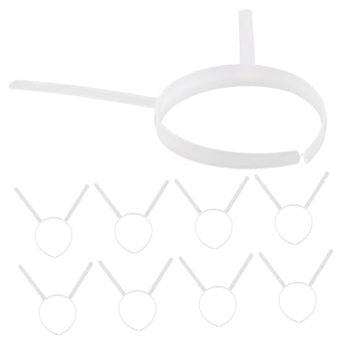 SHOWERORO 10St Stirnband Rohling zur Herstellung von Stirnbändern Haarbandrahmen aus Kunststoff DIY-Material für Stirnbänder Haarband-Kunststoffrahmenbasis Kopfbandrahmen Plastik Transparent SHOWERORO 10St Stirnband Rohling zur Herstellung von Stirnbändern Haarbandrahmen aus Kunststoff DIY-Material für Stirnbänder Haarband-Kunststoffrahmenbasis Kopfbandrahmen Plastik Transparent von SHOWERORO