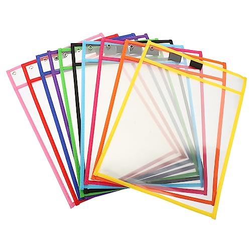 SHOWERORO 10er-Pack Dry Erase Pockets Wiederverwendbare Hüllen zum Schutz von Dateien Täglicher Gebrauch Dry Erase Pockets Professioneller Blattschutz SHOWERORO 10er-Pack Dry Erase Pockets Wiederverwendbare Hüllen zum Schutz von Dateien Täglicher Gebrauch Dry Erase Pockets Professioneller Blattschutz von SHOWERORO