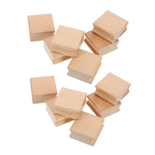 SHOWERORO 12 Stcs Blankholz Holzmarke Unvollendete Holzblankstempel Holzstempel Leeres Holz Gerilligte Block Unvollendete Holzblöcke Für DIY -schnitzereien SHOWERORO 12 Stcs Blankholz Holzmarke Unvollendete Holzblankstempel Holzstempel Leeres Holz Gerilligte Block Unvollendete Holzblöcke Für DIY -schnitzereien von SHOWERORO