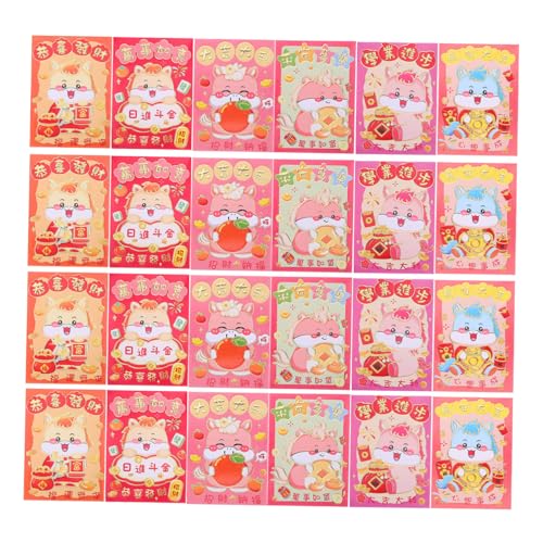 SHOWERORO 120 Stück Chinesische Hongbao Jahr Des Pferdes Karton Rot Umschläge für Frühlingsfest Glücksgeldumschläge Traditionell Kulturell Elegant Verpackt für Chinesisches Neujahr SHOWERORO 120 Stück Chinesische Hongbao Jahr Des Pferdes Karton Rot Umschläge für Frühlingsfest Glücksgeldumschläge Traditionell Kulturell Elegant Verpackt für Chinesisches Neujahr von SHOWERORO