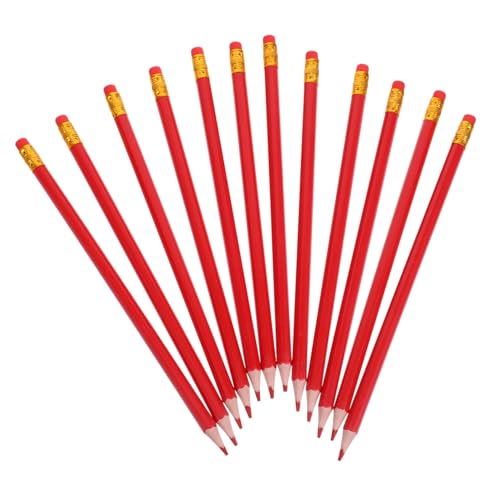 SHOWERORO 12stücke Radierbare Buntstifte Rot Mit Radiergummi Faderesistente Farben Für Zeichnungen Kartenfärbung Und Prüfungsbewertung Für Künstler SHOWERORO 12stücke Radierbare Buntstifte Rot Mit Radiergummi Faderesistente Farben Für Zeichnungen Kartenfärbung Und Prüfungsbewertung Für Künstler von SHOWERORO