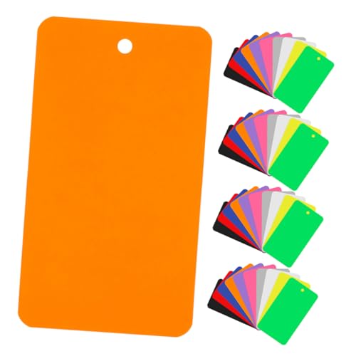SHOWERORO 150 Stück Pvc -tag Etiketten-hang-tags Kofferanhänger Etiketten Für Den Versand Etikettierungs -tags Kennzeichnungsetiketten Verpackungsetikett Warenanhänger Tags Etiketten von SHOWERORO
