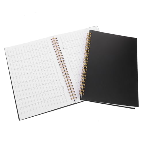 SHOWERORO 2 Stück Teiliges Excel Ledger Buch mit Vertikal und Horizontal Kariertes Notizbuch Übersichtliches Business Tracker Buch für Ausgabenverwaltung und Buchhaltung Leicht und Tragbar SHOWERORO 2 Stück Teiliges Excel Ledger Buch mit Vertikal und Horizontal Kariertes Notizbuch Übersichtliches Business Tracker Buch für Ausgabenverwaltung und Buchhaltung Leicht und Tragbar von SHOWERORO