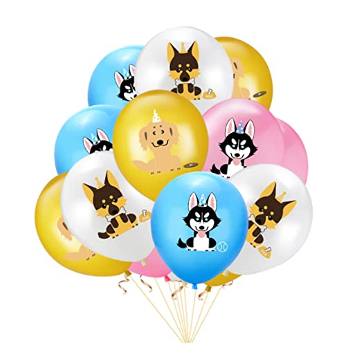 SHOWERORO Latexballons Für Hundegeburtstage 20 Stück 30 5 Cm Tierdruck Haustierdekoration Für Feiern von SHOWERORO