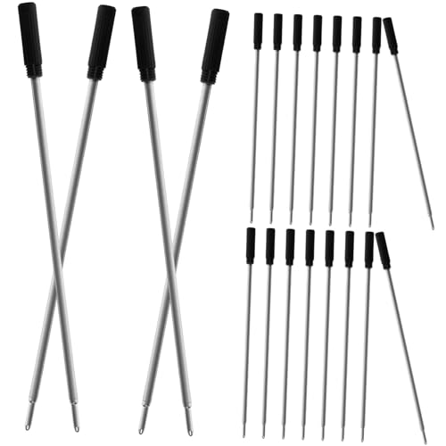 SHOWERORO 20 Stück Austauschbare Kugelschreiber Minen Schwarze Gelstift Nachfüllungen für Flüssiges Schreiben im Büro Schule und Kreativem Bereich SHOWERORO 20 Stück Austauschbare Kugelschreiber Minen Schwarze Gelstift Nachfüllungen für Flüssiges Schreiben im Büro Schule und Kreativem Bereich von SHOWERORO