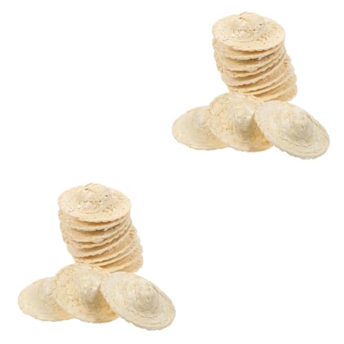 SHOWERORO 24 Stk Strohhut Sonnenhut Große Strohhüte Mini-hüte Dekorationen Fischerhut Für Damen Bucket Hats Für Damen Sombrero-partyhut Sommerhut Für Damen Neonhut Tasse Hut Sonnenhüte Beige SHOWERORO 24 Stk Strohhut Sonnenhut Große Strohhüte Mini-hüte Dekorationen Fischerhut Für Damen Bucket Hats Für Damen Sombrero-partyhut Sommerhut Für Damen Neonhut Tasse Hut Sonnenhüte Beige von SHOWERORO