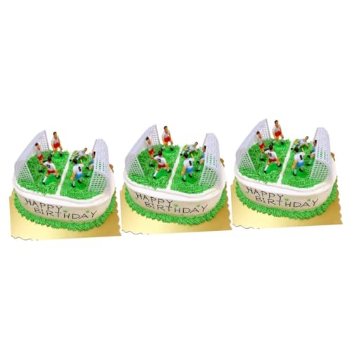 SHOWERORO 24-teiliges Fußball-kuchen-dekorationsset Mit Fußball-tortenaufsätzen Spieler- Und Tortenaufsatz Geburtstagskuchen-zubehör Party-dekorationen Für Jungen SHOWERORO 24-teiliges Fußball-kuchen-dekorationsset Mit Fußball-tortenaufsätzen Spieler- Und Tortenaufsatz Geburtstagskuchen-zubehör Party-dekorationen Für Jungen von SHOWERORO