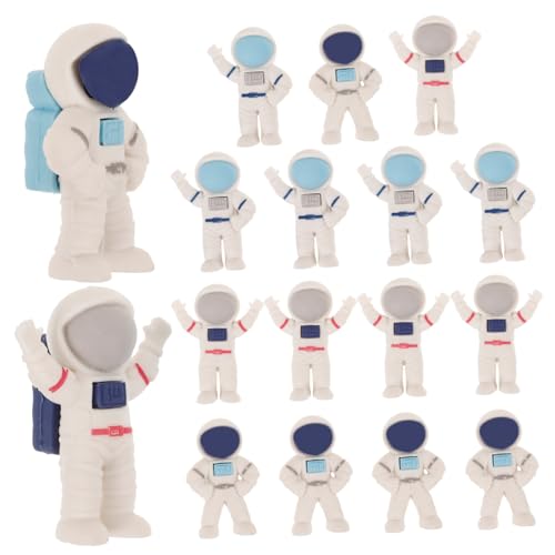 SHOWERORO 24Stücke Astronaut Radiergummi Für Radiergummis Bunten Für Schule Und Büro Mitgebsel Für Kindergeburtstag Und Kreative von SHOWERORO