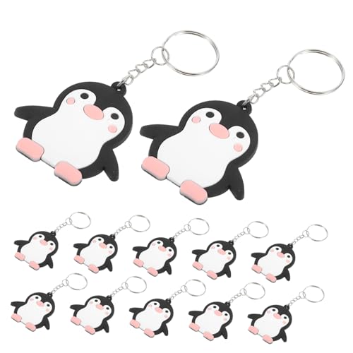 SHOWERORO 24Stücke Niedlicher Pinguin Schlüsselanhänger Tierische Partygeschenke und Dekoration für Rucksäcke Schlüssel und Geldbörsen für Pinguin und Feiern von SHOWERORO