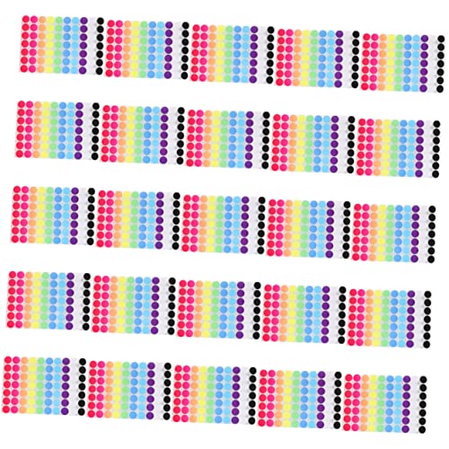SHOWERORO 25 Blatt Aufkleber Selbstklebende Etiketten für Farbkodierung Klassifizierung für Büro Kalender Karten SHOWERORO 25 Blatt Aufkleber Selbstklebende Etiketten für Farbkodierung Klassifizierung für Büro Kalender Karten von SHOWERORO