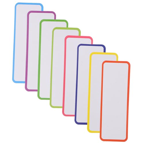 SHOWERORO 27Stücke Teiliges Magnetisches Trockenerase Wiederverwendbare Beschreibbare Magnettags für Kühlschrank Whiteboard und Büro für Organisation und Klassifizierung von SHOWERORO