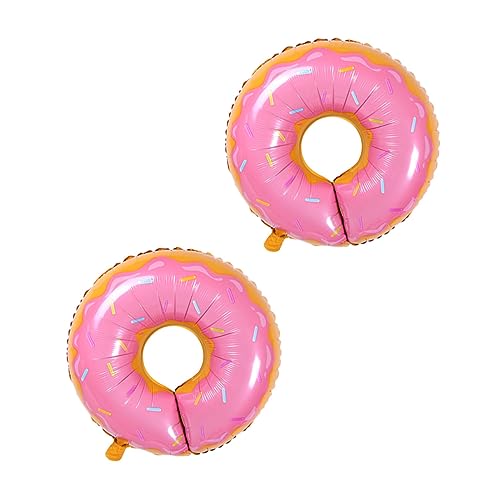 SHOWERORO Festival-luftballons Donut-folienballons 2er-pack Für Geburtstags- Hochzeits- Und Partydekorationen von SHOWERORO