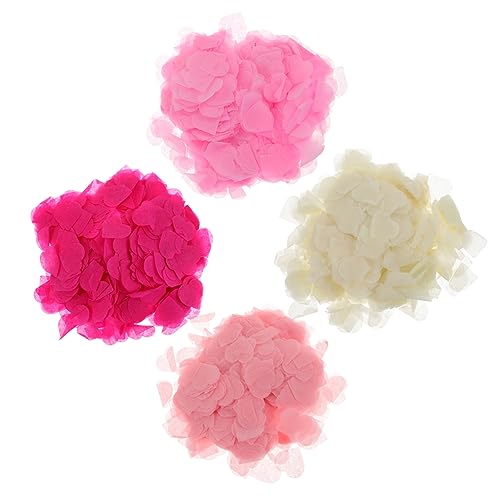 SHOWERORO Herzförmige Hochzeit 4 Packungen Biologisch Abbaubare Herzdekorationen Zum Valentinstag SHOWERORO Herzförmige Hochzeit 4 Packungen Biologisch Abbaubare Herzdekorationen Zum Valentinstag von SHOWERORO