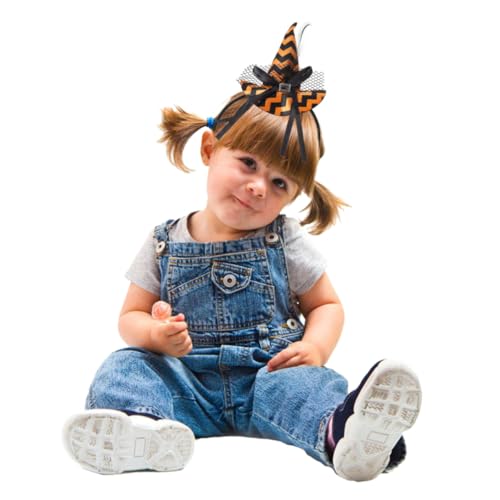SHOWERORO Halloween-hut Haarband 4-teiliges Set Maskenhut Elastisches Stirnband Für Frauen von SHOWERORO