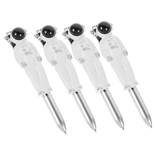SHOWERORO 4 Stück Teiliges Astronaut Kugelschreiber Kreative Ballpoint Pens mit Schnelltrocknender Ergonomisch für Schüler Büro und Weiß Schwarzes Design SHOWERORO 4 Stück Teiliges Astronaut Kugelschreiber Kreative Ballpoint Pens mit Schnelltrocknender Ergonomisch für Schüler Büro und Weiß Schwarzes Design von SHOWERORO