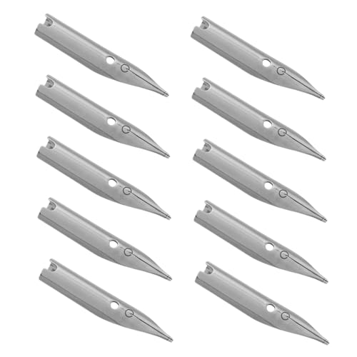 SHOWERORO 40 Stück Dip-Stift Stiftspitzen zum Schreiben Füllfederhalterspitze Füllfederhalter zum Schreiben Ersatzfedern für Füllfederhalter Ersatzstiftspitzen Metall Silver SHOWERORO 40 Stück Dip-Stift Stiftspitzen zum Schreiben Füllfederhalterspitze Füllfederhalter zum Schreiben Ersatzfedern für Füllfederhalter Ersatzstiftspitzen Metall Silver von SHOWERORO