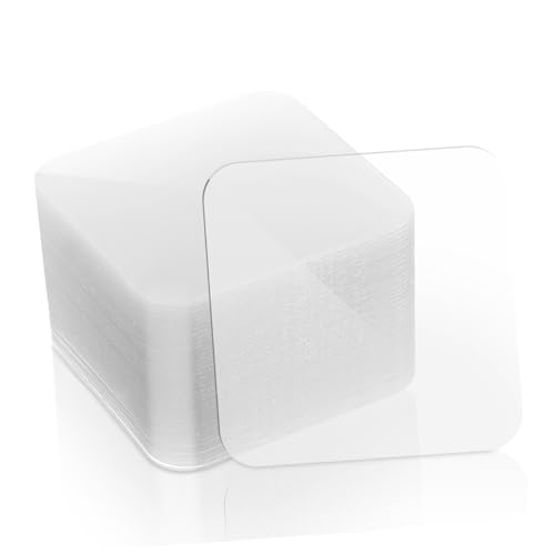 SHOWERORO 40 Stück Transparentes doppelseitiges Klebeband klebriger Kitt Wandkleber doppelseitiges transparentes Klebeband Klebestreifen durchsichtiges Montageband PVC von SHOWERORO