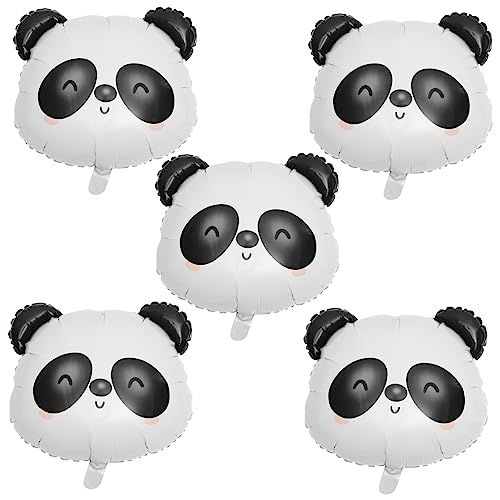 SHOWERORO 5 Stück Teiliges Panda Folienballons Lustige und Kreative Dekoration für Kindergeburtstage und Partys mit Realistischen Farben und Einzigartigem Panda Design SHOWERORO 5 Stück Teiliges Panda Folienballons Lustige und Kreative Dekoration für Kindergeburtstage und Partys mit Realistischen Farben und Einzigartigem Panda Design von SHOWERORO