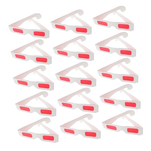 SHOWERORO 50 Stück Gläser für Valentinstag Partybrille mit Rotem Rahmen Leicht Langlebig für Heimkino und Festliche Anlässe SHOWERORO 50 Stück Gläser für Valentinstag Partybrille mit Rotem Rahmen Leicht Langlebig für Heimkino und Festliche Anlässe von SHOWERORO