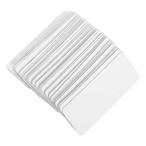 SHOWERORO 50 Stück Wiederbeschreibbare Magnetische Etiketten Abwischbare Namensschilder für Klassenzimmer Büro Wiederverwendbare Weiße Magnetlabels für Whiteboard Kühlschrank Schrank Blanko SHOWERORO 50 Stück Wiederbeschreibbare Magnetische Etiketten Abwischbare Namensschilder für Klassenzimmer Büro Wiederverwendbare Weiße Magnetlabels für Whiteboard Kühlschrank Schrank Blanko von SHOWERORO