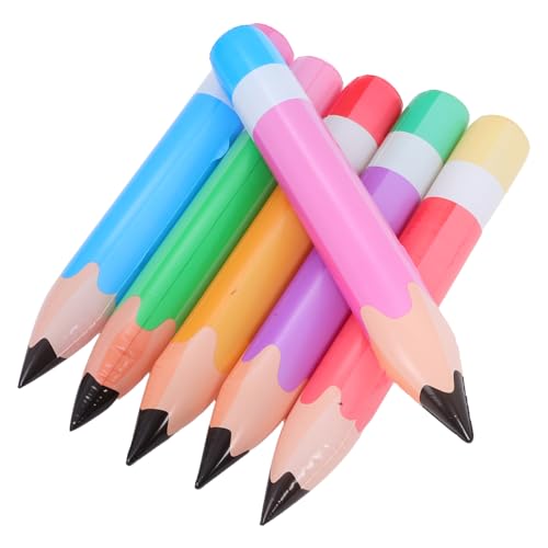 SHOWERORO 6 Stück Teiliges Aufblasbare PVC Bleistift Dekorationen Leichte Faltbare Schul Saison Dekorationen Vielseitig für Klassenzimmer Geburtstagsfeiern Abschlussfeiern Einfache und SHOWERORO 6 Stück Teiliges Aufblasbare PVC Bleistift Dekorationen Leichte Faltbare Schul Saison Dekorationen Vielseitig für Klassenzimmer Geburtstagsfeiern Abschlussfeiern Einfache und von SHOWERORO