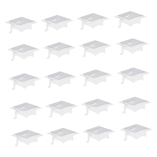 SHOWERORO 600 Pcs Graduation Konfetti Doktor Hut Silber Tisch Dekorationen Für Bar Party Hause Schule Veranstaltung von SHOWERORO