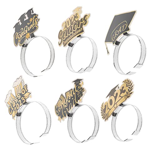 SHOWERORO Stirnband Mit Abschlusskappe 6 Stück Haarbänder Für Abschlussfeiern Partygeschenk Kopfbedeckung Für Frauen Männer Jungen Und Mädchen Foto-requisiten SHOWERORO Stirnband Mit Abschlusskappe 6 Stück Haarbänder Für Abschlussfeiern Partygeschenk Kopfbedeckung Für Frauen Männer Jungen Und Mädchen Foto-requisiten von SHOWERORO