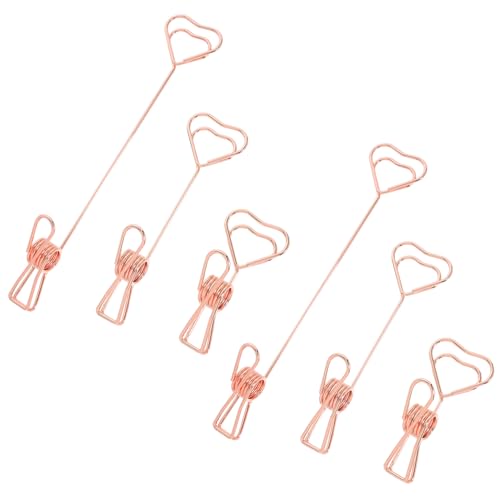 SHOWERORO 6pcs Tischnummer Halter Herzform Hochzeitsplatzkartenhalter Dekorative Bildhalter Für Mittelstücke Kartenständer Für Veranstaltungen Und Partys SHOWERORO 6pcs Tischnummer Halter Herzform Hochzeitsplatzkartenhalter Dekorative Bildhalter Für Mittelstücke Kartenständer Für Veranstaltungen Und Partys von SHOWERORO