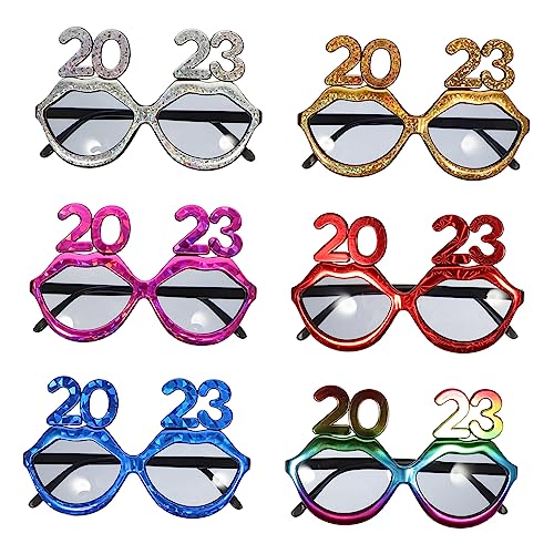 SHOWERORO 6st 2023 Digitale Brille Partyzubehör Für Erwachsene Party-brillengestelle Bulk-Sonnenbrille Für Erwachsene Neujahrsbrille 2023 Weihnachtsfeier 2023 Brille Lichter Neon Martini STK SHOWERORO 6st 2023 Digitale Brille Partyzubehör Für Erwachsene Party-brillengestelle Bulk-Sonnenbrille Für Erwachsene Neujahrsbrille 2023 Weihnachtsfeier 2023 Brille Lichter Neon Martini STK von SHOWERORO