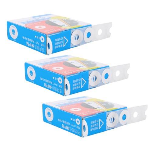 SHOWERORO 750 Stück Stanze Reparaturaufkleber locher aufkleber Lochschutz für Papier Bindemittel Papierlochverstärkung Lochverstärkungsetiketten Verstärkungsaufkleber Lochaufkleber PVC Weiß SHOWERORO 750 Stück Stanze Reparaturaufkleber locher aufkleber Lochschutz für Papier Bindemittel Papierlochverstärkung Lochverstärkungsetiketten Verstärkungsaufkleber Lochaufkleber PVC Weiß von SHOWERORO